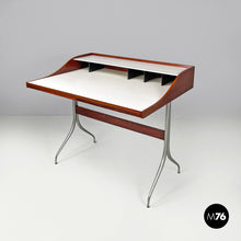画像をギャラリービューアに読み込む, Wood and laminate desk by George Nelson for Herman Miller, 1960s