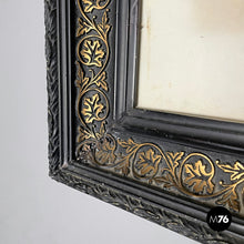 画像をギャラリービューアに読み込む, Etching print with black and gold metal and wood frame, 1863