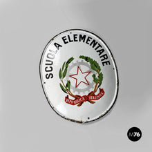 Charger l'image dans la galerie, Enamelled metal primary school sign, 1960s