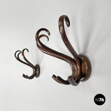 画像をギャラリービューアに読み込む, Wooden wall coat hangers by Italcomma, 1960s