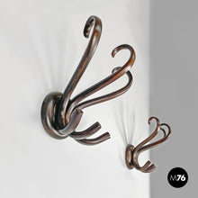 画像をギャラリービューアに読み込む, Wooden wall coat hangers by Italcomma, 1960s