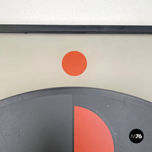 画像をギャラリービューアに読み込む, Plastic wall clock by Kurt B. Delbanco for Morphos, 1980s