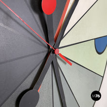 画像をギャラリービューアに読み込む, Plastic wall clock by Kurt B. Delbanco for Morphos, 1980s
