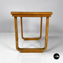 画像をギャラリービューアに読み込む, Wooden Art Deco coffee table, 1940s