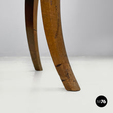 画像をギャラリービューアに読み込む, Wooden round coffee table with inlay decorations, early 1900s