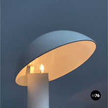 画像をギャラリービューアに読み込む, White metal Vaga table lamp by Franco Mirenzi for Valenti, 1970s