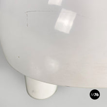 画像をギャラリービューアに読み込む, White metal Vaga table lamp by Franco Mirenzi for Valenti, 1970s