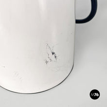 画像をギャラリービューアに読み込む, White metal Vaga table lamp by Franco Mirenzi for Valenti, 1970s