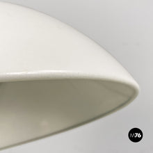 画像をギャラリービューアに読み込む, White metal Vaga table lamp by Franco Mirenzi for Valenti, 1970s