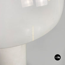 画像をギャラリービューアに読み込む, White metal Vaga table lamp by Franco Mirenzi for Valenti, 1970s