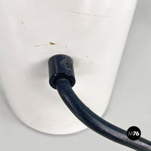 画像をギャラリービューアに読み込む, White metal Vaga table lamp by Franco Mirenzi for Valenti, 1970s