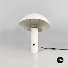 画像をギャラリービューアに読み込む, White metal Vaga table lamp by Franco Mirenzi for Valenti, 1970s