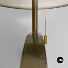 将图片加载到图库查看器,Metal and glass floor lamp, 1940s