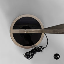 将图片加载到图库查看器,Metal and glass floor lamp, 1940s