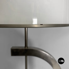 将图片加载到图库查看器,Metal and glass floor lamp, 1940s