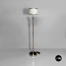 将图片加载到图库查看器,Metal and glass floor lamp, 1940s
