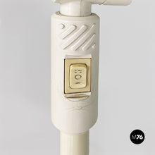 画像をギャラリービューアに読み込む, Directional white metal floor lamp, 1980s