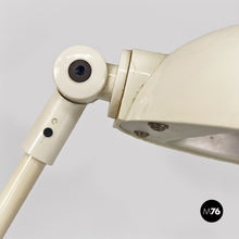 画像をギャラリービューアに読み込む, Directional white metal floor lamp, 1980s