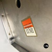 Load image into Gallery viewer, Steel and semi transparent fabric table lamp by Pia Guidetti Crippa for Lumi, 1980s