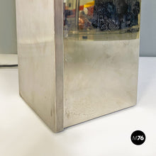 Load image into Gallery viewer, Steel and semi transparent fabric table lamp by Pia Guidetti Crippa for Lumi, 1980s