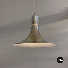 Load image into Gallery viewer, Steel AM/AS chandelier by Franco Albini and Franca Helg for Sirrah, 1960s