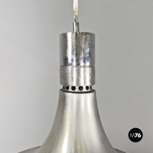Load image into Gallery viewer, Steel AM/AS chandelier by Franco Albini and Franca Helg for Sirrah, 1960s