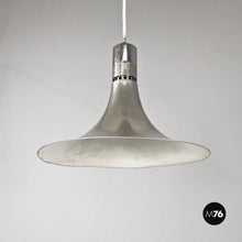 Load image into Gallery viewer, Steel AM/AS chandelier by Franco Albini and Franca Helg for Sirrah, 1960s