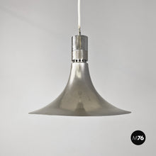 Load image into Gallery viewer, Steel AM/AS chandelier by Franco Albini and Franca Helg for Sirrah, 1960s