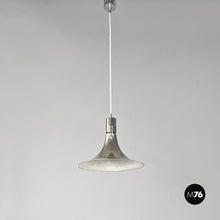 Load image into Gallery viewer, Steel AM/AS chandelier by Franco Albini and Franca Helg for Sirrah, 1960s