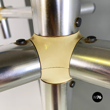 Load image into Gallery viewer, Metal and plastic Atomic chandelier by Robert and Trix Haussmann for Swiss Lamps International, 1970s