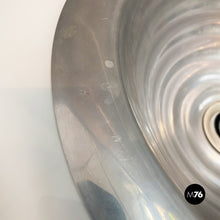 画像をギャラリービューアに読み込む, Opaline glass and metal Black and White chandelier by Achille and Piergiacomo Castiglioni for Flos, 1965