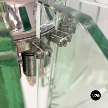 Charger l'image dans la galerie, Metal and glass chandelier by Max Ingrand for Fontana Arte, 1960s