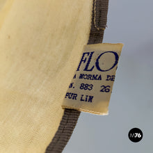 Load image into Gallery viewer, Linen and metal chandelier by Tobia Scarpa for Flos, 1980s