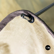 Load image into Gallery viewer, Linen and metal chandelier by Tobia Scarpa for Flos, 1980s