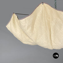 Load image into Gallery viewer, Linen and metal chandelier by Tobia Scarpa for Flos, 1980s