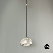 将图片加载到图库查看器,Chromed steel Splugen Brau chandelier by Achille and Pier Giacomo Castiglioni, 1960s