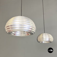 将图片加载到图库查看器,Chromed steel Splugen Brau chandelier by Achille and Pier Giacomo Castiglioni, 1960s