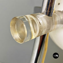 Load image into Gallery viewer, Adjustable metal and plexiglass floor lamp, 1970s