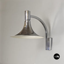 画像をギャラリービューアに読み込む, Steel AM/AS wall lamps by Franco Albini and Franca Helg for Sirrah, 1970s
