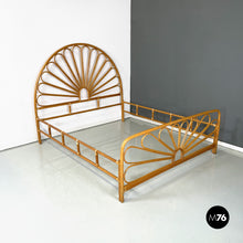 画像をギャラリービューアに読み込む, Bamboo double bed, 1950s