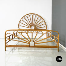 画像をギャラリービューアに読み込む, Bamboo double bed, 1950s