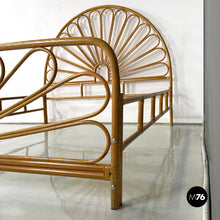 画像をギャラリービューアに読み込む, Bamboo double bed, 1950s