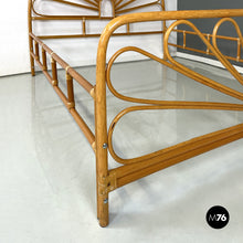画像をギャラリービューアに読み込む, Bamboo double bed, 1950s