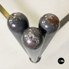 画像をギャラリービューアに読み込む, Grey metal Tris double bed by Luigi Caccia Dominioni for Azucena, 1970s