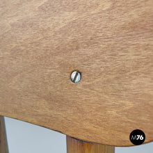 Charger l'image dans la galerie, Wooden chairs with white linen fabric, 1960s