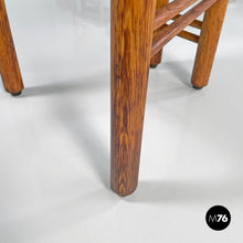 Charger l'image dans la galerie, Wooden chairs with white linen fabric, 1960s