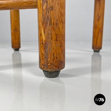 Charger l'image dans la galerie, Wooden chairs with white linen fabric, 1960s