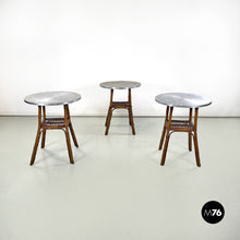 画像をギャラリービューアに読み込む, Coffee tables in bamboo and aluminum, 1960s