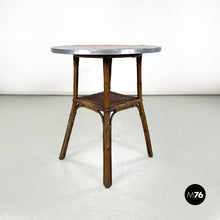 画像をギャラリービューアに読み込む, Coffee tables in bamboo and aluminum, 1960s