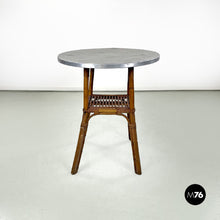 画像をギャラリービューアに読み込む, Coffee tables in bamboo and aluminum, 1960s